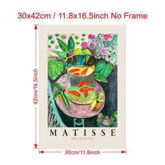 Canvas Poster Henri Matisse Print Mid Century Modern