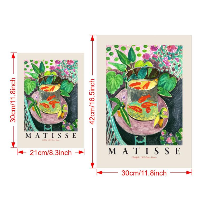 Canvas Poster Henri Matisse Print Mid Century Modern
