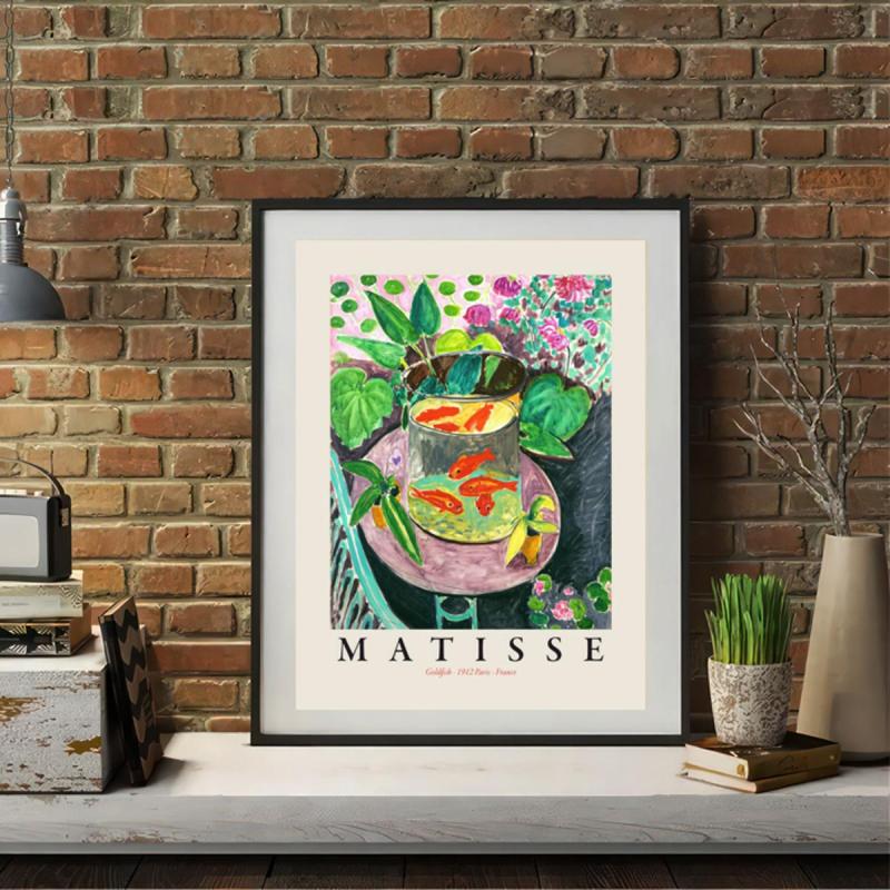 Canvas Poster Henri Matisse Print Mid Century Modern