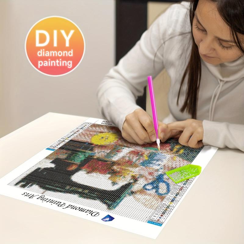 5D DIY Diamond Painting Kits - Sewing Machine Full Drill Embroidery Cross Stitch