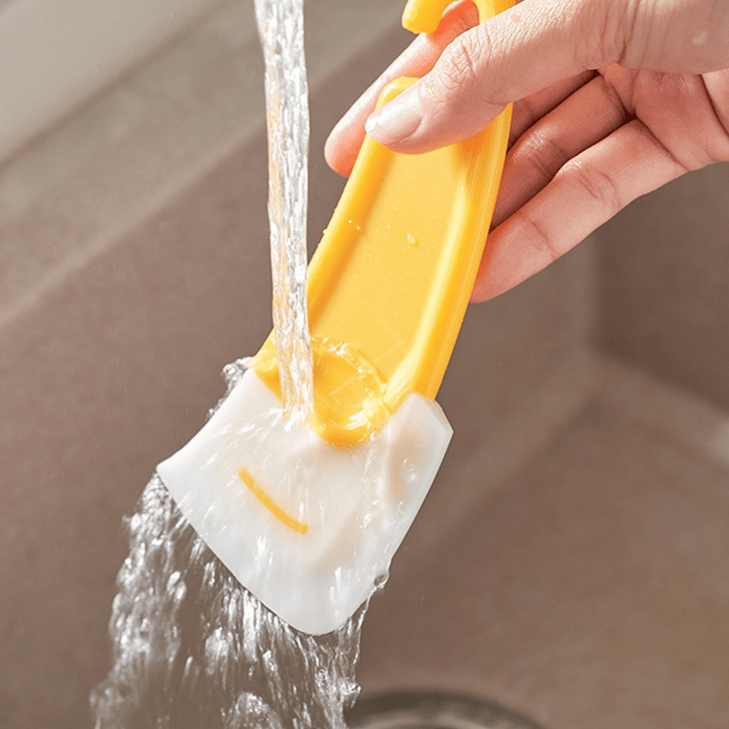1pc 4pcs Silicone Kitchen Scraper Effortless Cleaning Tool