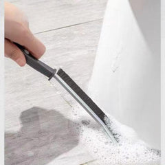 2pcs Long Handle Groove Cleaning Brush Hard Bristle Window Door