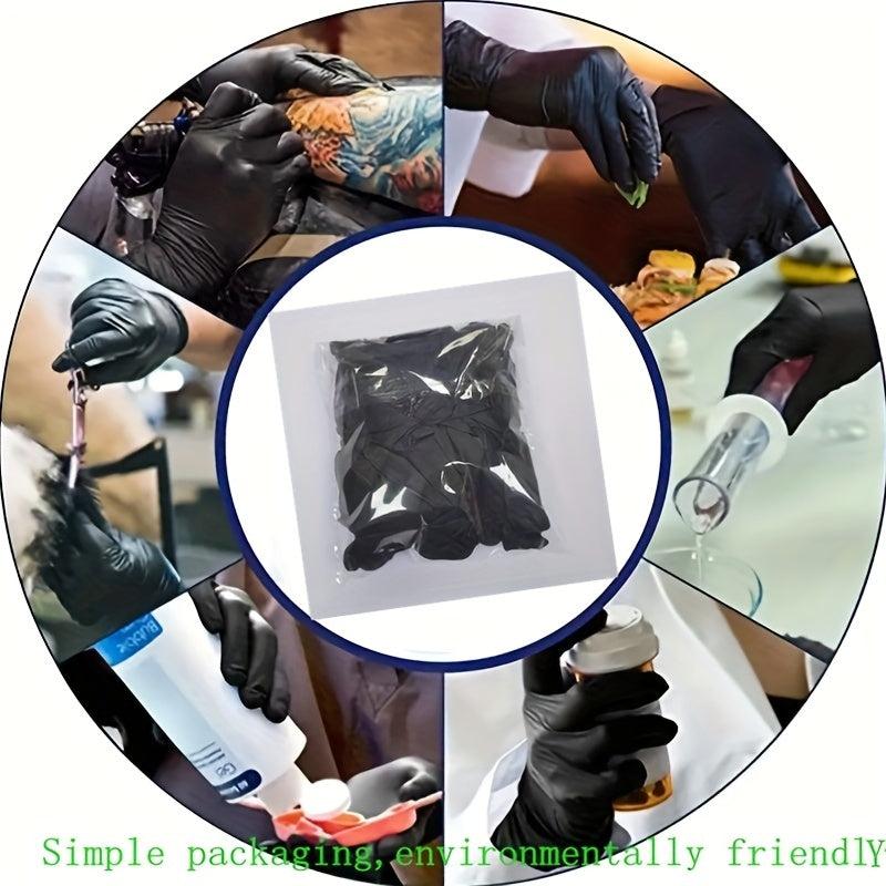 40pcs Disposable Gloves Latex Nitrile Food Cooking Cleaning Supplies