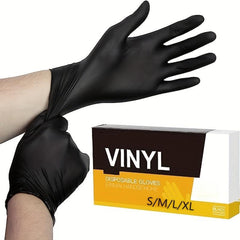 40pcs Disposable Gloves Latex Nitrile Food Cooking Cleaning Supplies