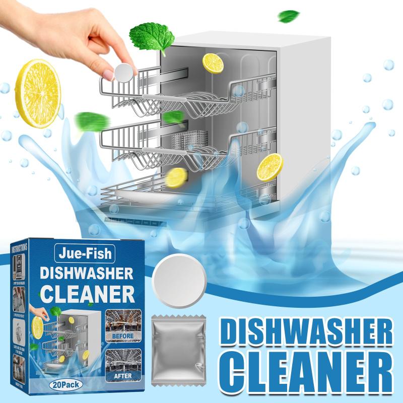 20pack Dishwasher Cleaning Tablets Dirt Grease Scale Remover