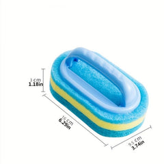1pc Kitchen Bathroom Cleaning Brush Sponge Glass Wall Cleaning Brushes