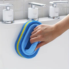 1pc Kitchen Bathroom Cleaning Brush Sponge Glass Wall Cleaning Brushes