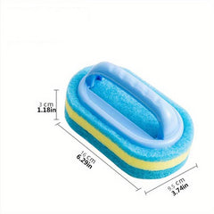 1pc Kitchen Bathroom Cleaning Brush Sponge Glass Wall Cleaning Brushes