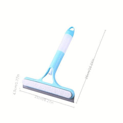 Glass Wiper with Watering Can for Mirrors Windows Cars Bathroom Accessories