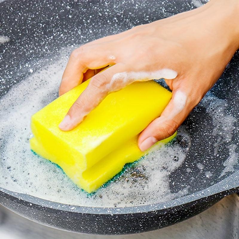 Heavy Duty Scrub Sponge for Kitchen Bathroom Furniture Dishes Car Steel Wash