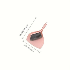 Mini Broom and Dustpan Set for Small Spaces & Travel