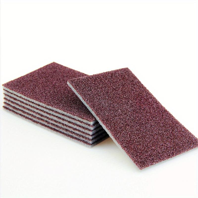 6pcs Carborundum Remover Sponge for Rust Stains Cleaning Brush