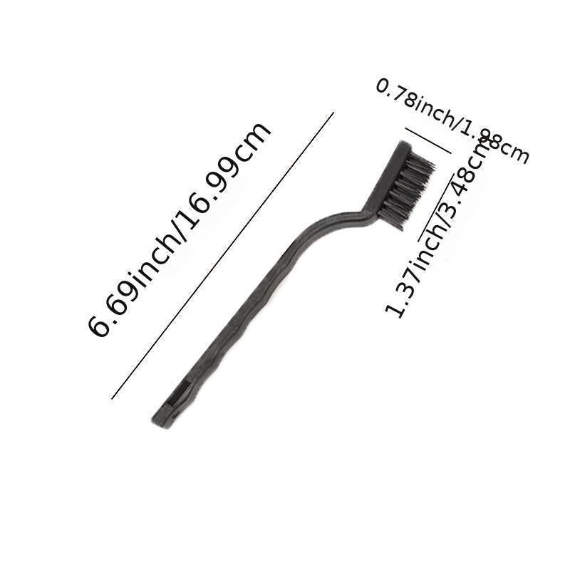 3pcs Gas Stove Long Handle Cleaning Brush Kitchen Cleaning Tool