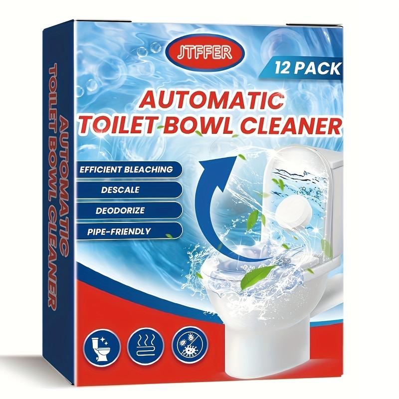 12pcs Toilet Bowl Cleaner Automatic Toilet Cleaning Effervescent Tablet