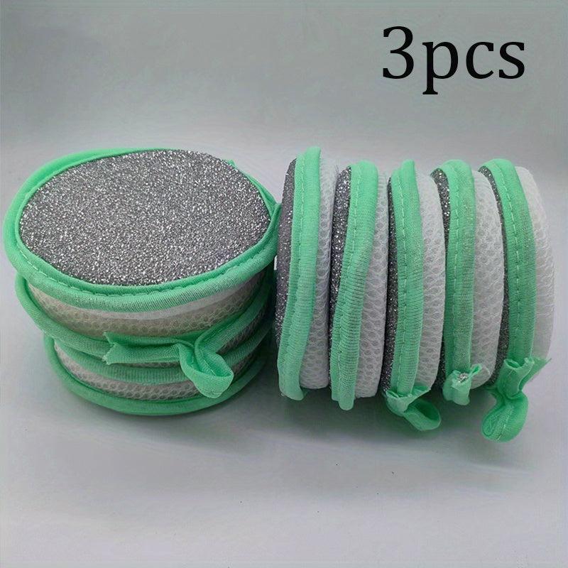 5pcs Cleaning Cloth Double Side Dishwashing Sponge Pan Dish Wash Sponges