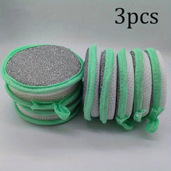 5pcs Cleaning Cloth Double Side Dishwashing Sponge Pan Dish Wash Sponges