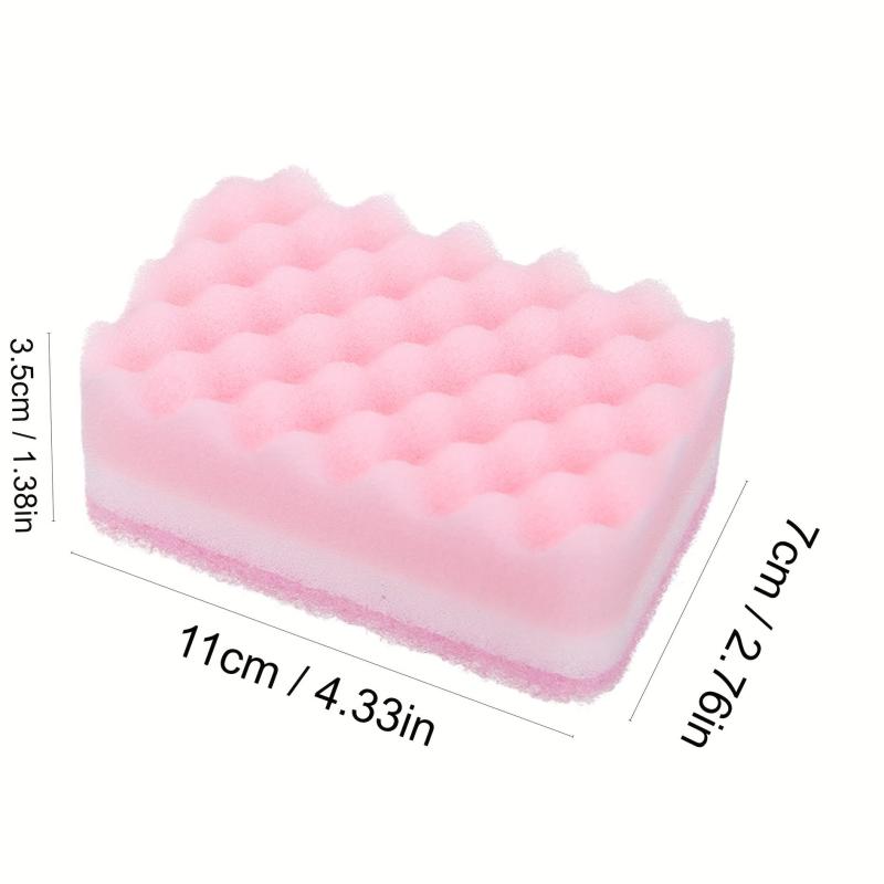 Wave Kitchen Cleaning Sponge 30pcs Double Sided Scouring Pad