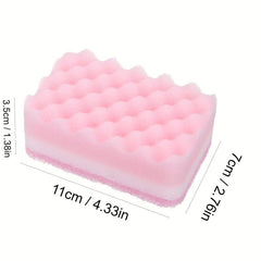 Wave Kitchen Cleaning Sponge 30pcs Double Sided Scouring Pad
