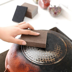 10pcs Magic Cleaning Sponge Decontamination Wipe for Pot Bottom Rust
