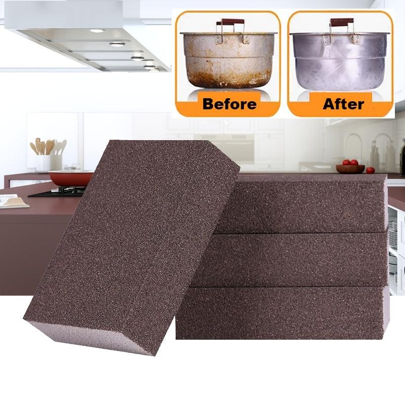 10pcs Magic Cleaning Sponge Decontamination Wipe for Pot Bottom Rust