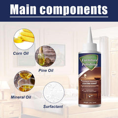 3pcs Furniture Polishing Nano Coating Agent For Wood & Ceramic Floor Cleaning
