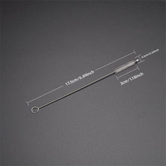 6pcs Silicone Straw Brush Baby Bottle Kitchen Accessories