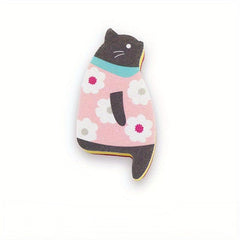 Cat Cartoon Dishwashing Sponge Brush Household Cleaning Tools