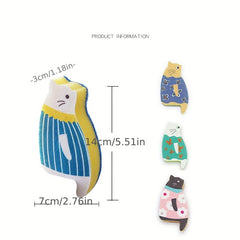 Cat Cartoon Dishwashing Sponge Brush Household Cleaning Tools