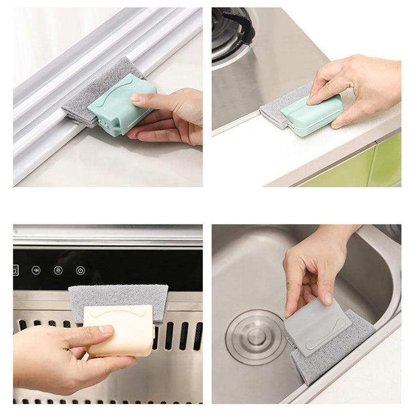 2pcs Window Crevice Cleaning Brush Set - College Dorm Apartment Essential