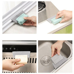 2pcs Window Crevice Cleaning Brush Set - College Dorm Apartment Essential