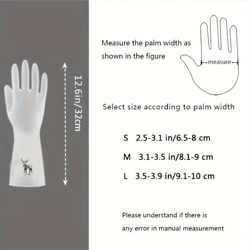 Durable Cleaning Gloves Warm Wear Resistant Latex Gloves