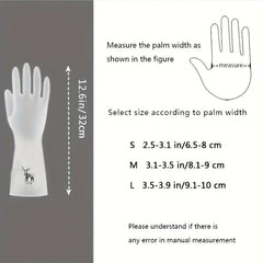 Durable Cleaning Gloves Warm Wear Resistant Latex Gloves