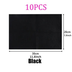 10pcs Microfiber Cleaning Cloth Multifunctional Household Rag