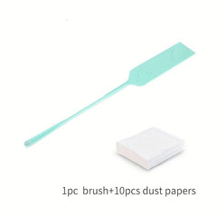 Household Cleaning Brush with Long Handle & 10 Cleaning Cloths
