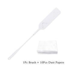 Household Cleaning Brush with Long Handle & 10 Cleaning Cloths