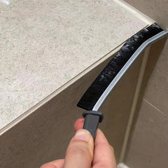 Long Handle Hard Bristle Groove Cleaning Brush