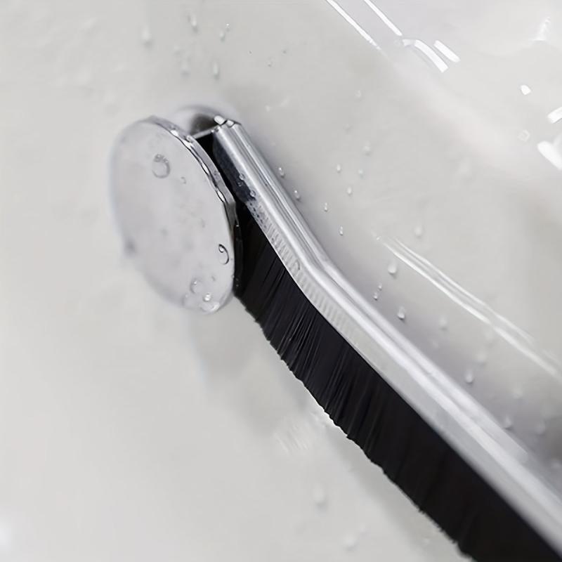 Long Handle Hard Bristle Groove Cleaning Brush