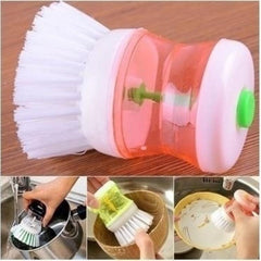 Automatic Filling Dishwashing Brush Decontamination Cleaning Brush Kitchen Wash