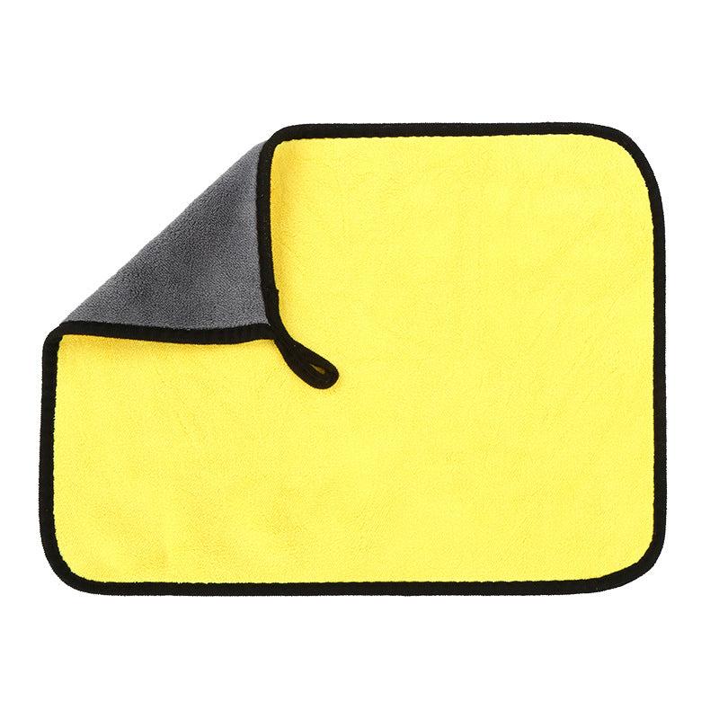 Microfiber Dish Cloth Double Coral Fleece Padded Absorbent Car Wash