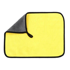 Microfiber Dish Cloth Double Coral Fleece Padded Absorbent Car Wash