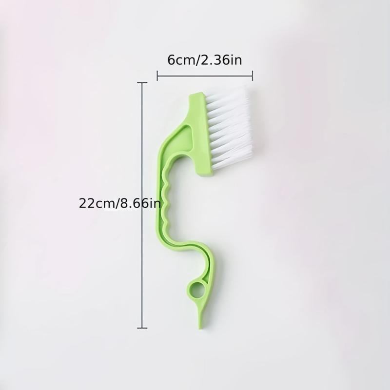 Green Swan Handheld Crevice Brush for Window and Door Cleaning