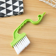 Green Swan Handheld Crevice Brush for Window and Door Cleaning
