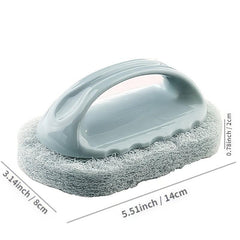 3pcs Sponge Brush for Kitchen and Bathroom Cleaning