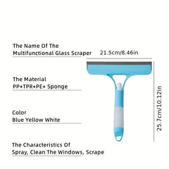 1pc Glass Water Wiper Scraper Auto Windshield Home Window Cleaning