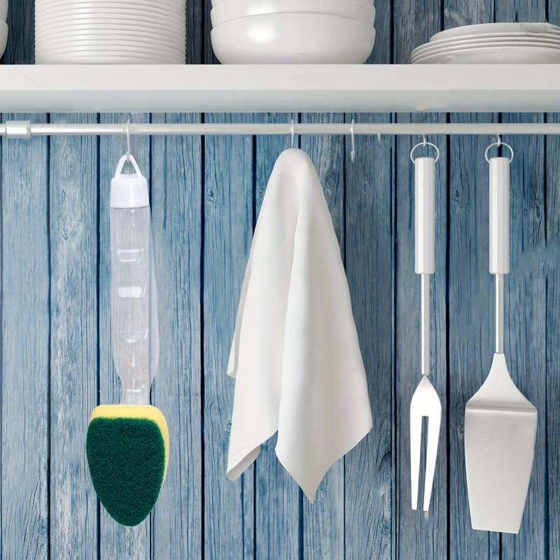 8pcs Durable Sponge Heads for Dishwashing Brush