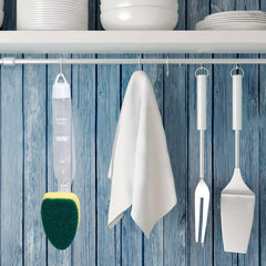 8pcs Durable Sponge Heads for Dishwashing Brush