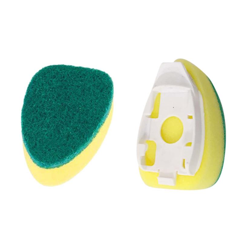 8pcs Durable Sponge Heads for Dishwashing Brush