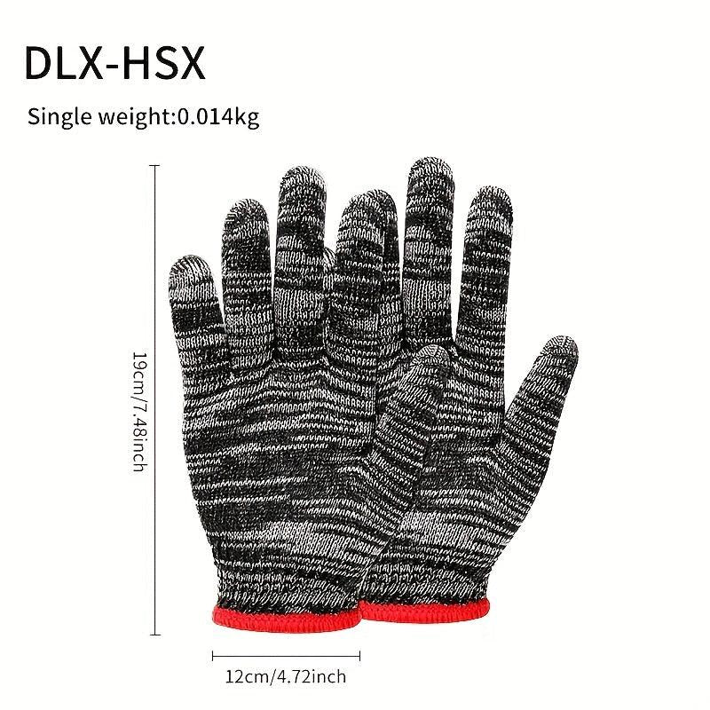 12 Pairs Heavy Duty Work Gloves, Durable & Dirt Resistant