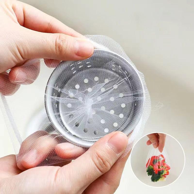 100pcs Disposable Sink Strainer Mesh Bag Food Waste Collection
