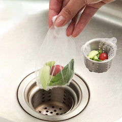 100pcs Disposable Sink Strainer Mesh Bag Food Waste Collection